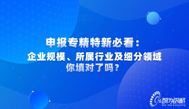 申報專精特新必看：企業(yè)規(guī)模、所屬行業(yè)及細分領(lǐng)域你填對了嗎？.jpg